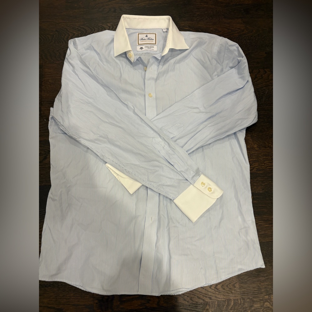 Brooks Brothers X Thomas Mason® Cotton Dress Shirt regent fit 16/34